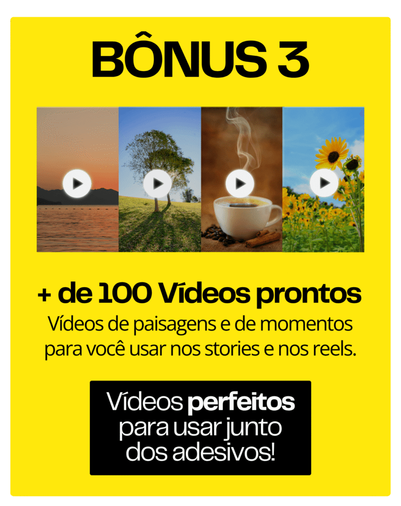 Adesivos para stories instagram