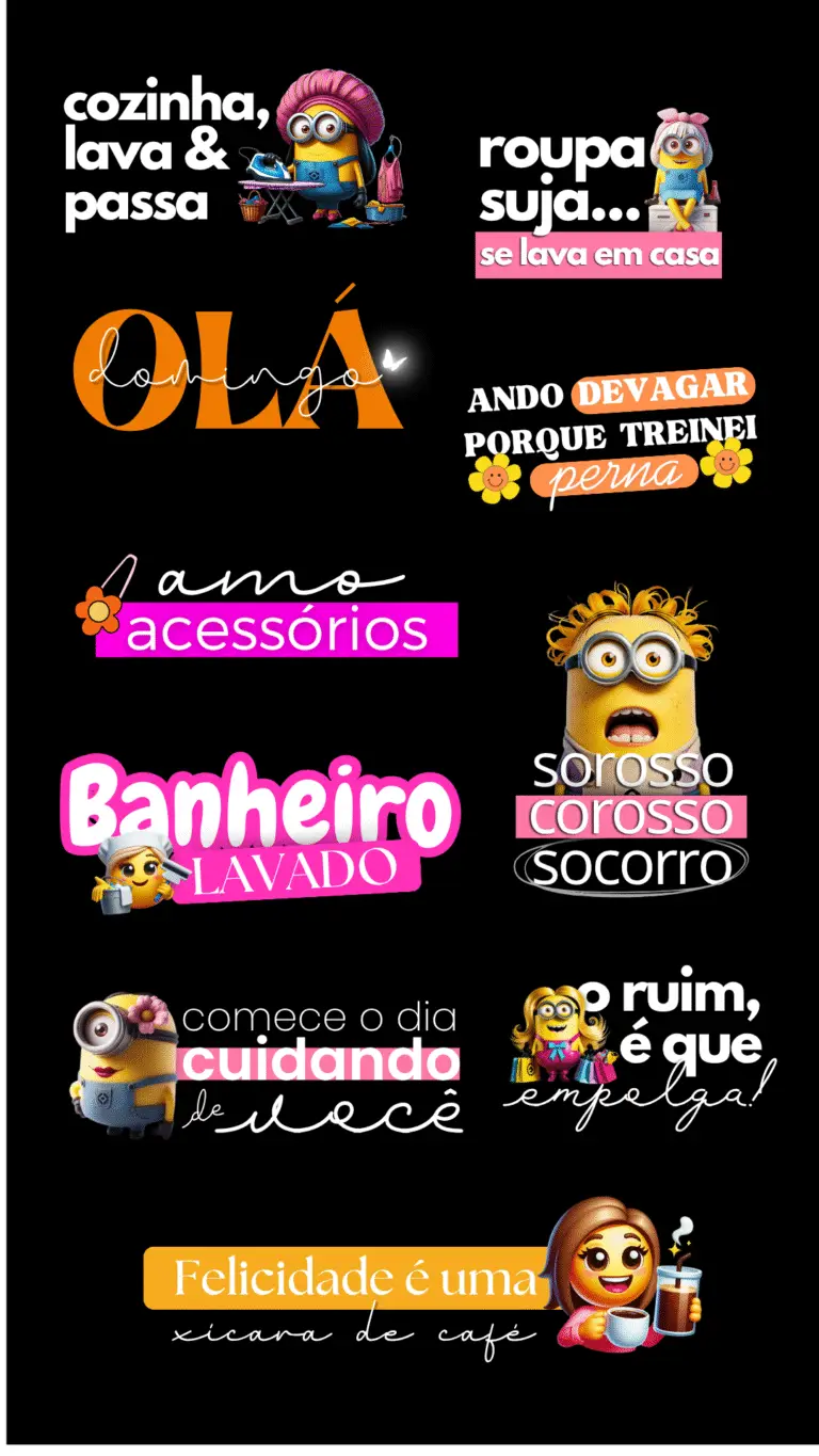 Adesivos para Stories Instagram